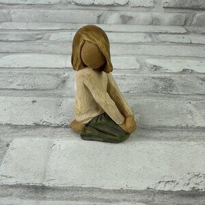 Willow Tree Joyful Child Blond Girl Figurine Daughter No Box Demdaco Susan Lordi